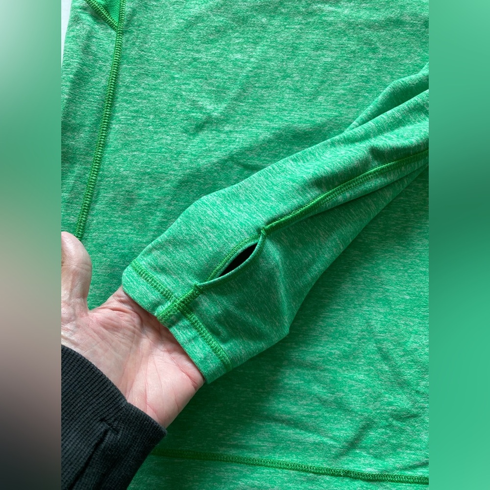 LULULEMON Men's Medium Core Long Sleeve Top Heathered green - Picture 9 of 10